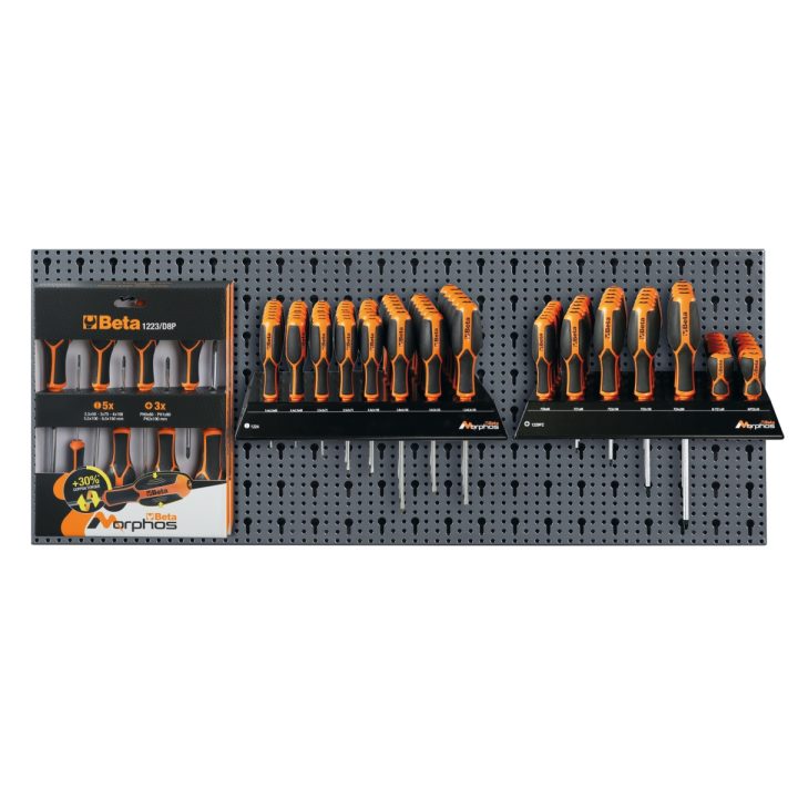 Beta 6600 M/374 Assortimento 116 utensili, con ganci senza pannello 066000374
