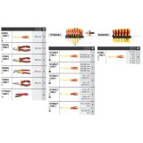 Beta 6600 M/643 Assortimento 87 utensili, con ganci senza pannello 066000643