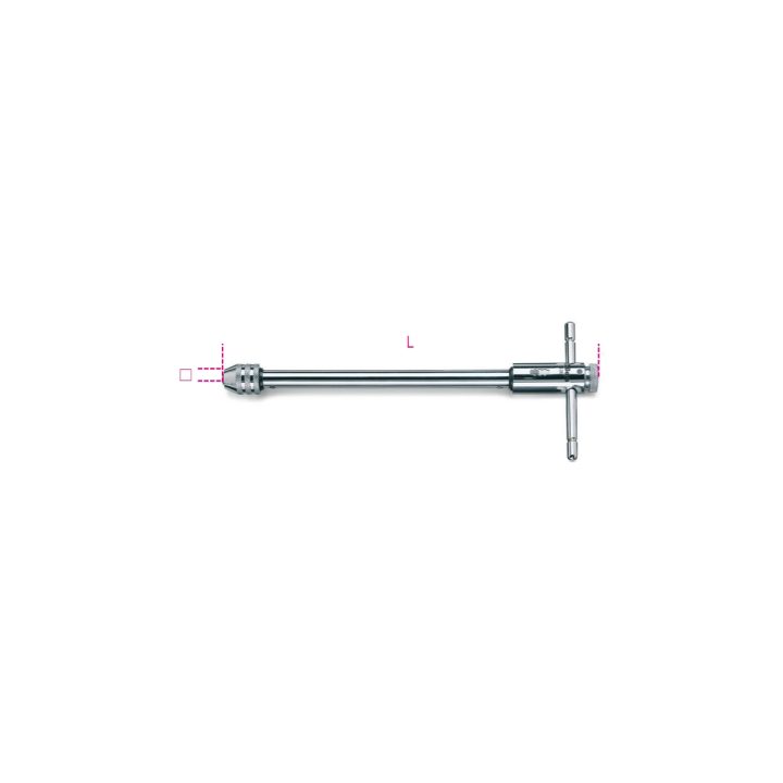 Beta 436L/1 Giramaschi a cricchetto reversibile, tipo lungo cromato 004360012