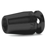 Beta 710 8 Chiavi a bussola Macchina con attacco quadro femmina 3/8" bocca esagonale serie normale, fosfatate 007100008