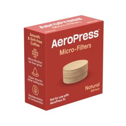 Aeropress paper coffee filters natural 200 pieces