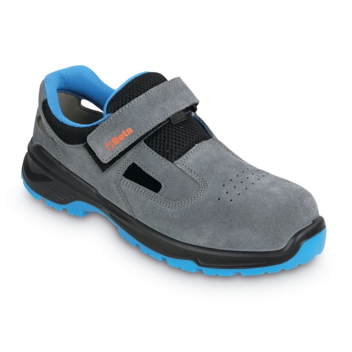 Beta 7201BP 47 Sandali BASIC PLUS in pelle scamosciata con chiusura a strappo 072010647
