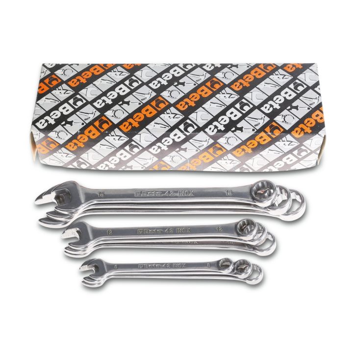 Beta 42INOX-AS/S9 Serie di chiavi combinate inossidabili 000420396