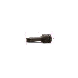 Beta 720TX 55 Chiavi a bussola Macchina maschio per viti con impronta Torx® con attacco quadro femmina 1/2" fosfatate 007200476