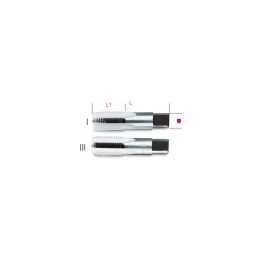 Beta 433ASG 1/4 Serie di 2 maschi a mano filettatura GAS cilindrica in acciaio al cromo 004330402