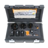 Beta 450/C9 Assortimento di seghe a tazza con accessori per elettricisti in cassetta di plastica antiurto 004500305