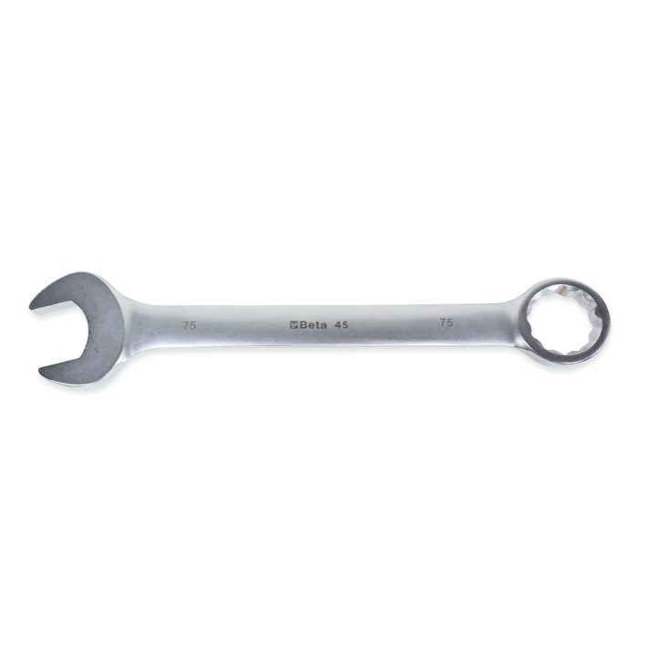 Beta 45 75 Chiavi combinate a forchetta e poligonale piegata, tipo pesante cromate 000450075