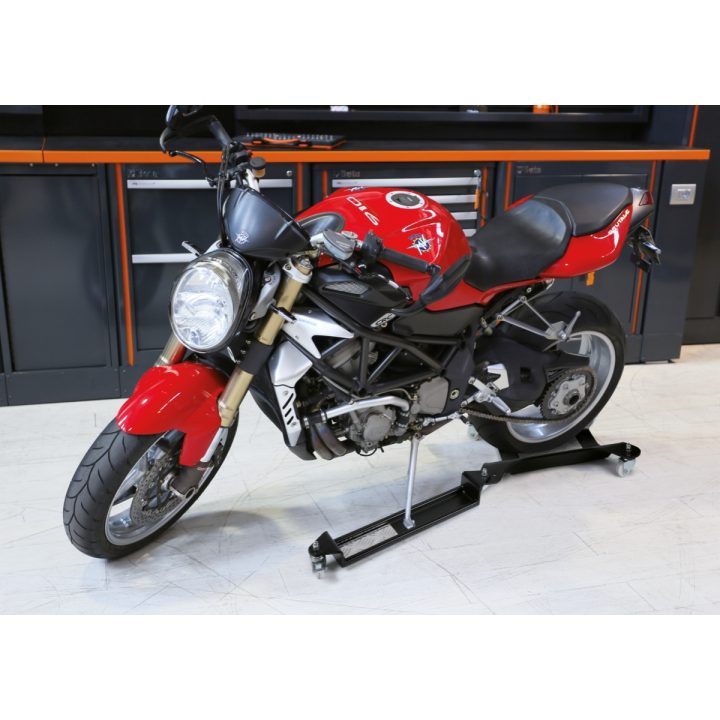 Beta 3054 Base mobile per cavalletto centrale o per ruota posteriore moto con estensione per cavalletto laterale 030540000