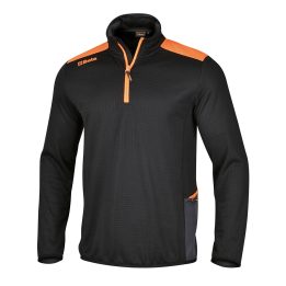 Beta 7563N XXXL Micropile gird fleece con zip corta, nero 075630006