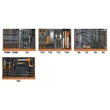 Beta 5904VU/2T Assortimento di 104 utensili per impiego universale in termoformato rigido in ABS 059041070