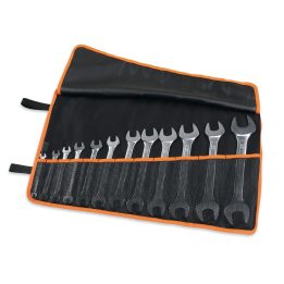 Beta 55/B12N Serie di 12 chiavi a forchetta doppie (art. 55) in busta avvolgibile di poliestere resistente 000550164