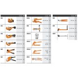 Beta 6600 M/465 Assortimento 36 utensili, con ganci senza pannello 066000465