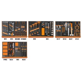 Beta 5904VU/2M Assortimento di 144 utensili per impiego universale in vassoio morbido in EVA 059041212