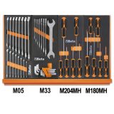 Beta 5904VU/2M Assortimento di 144 utensili per impiego universale in vassoio morbido in EVA 059041212