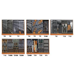Beta 5908VU/2T Assortimento di 161 utensili per impiego universale in termoformato rigido in ABS 059081136