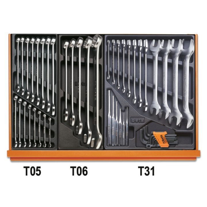 Beta 5908VU/2T Assortimento di 161 utensili per impiego universale in termoformato rigido in ABS 059081136
