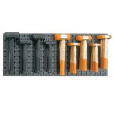 Beta 6600 M/430 Assortimento 29 utensili, con ganci senza pannello 066000430