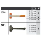 Beta 6600 M/430 Assortimento 29 utensili, con ganci senza pannello 066000430