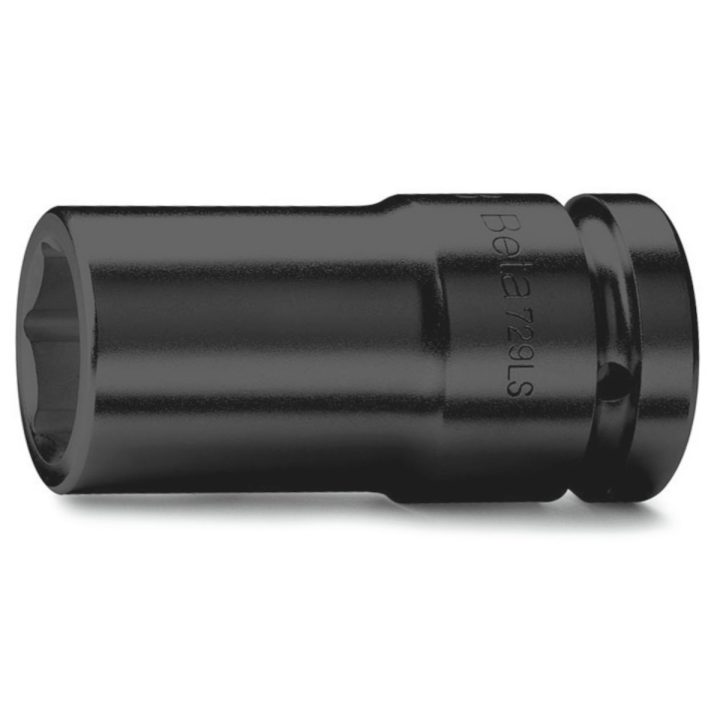 Beta 729LS 24 Chiavi a bussola Macchina con attacco quadro femmina 1" bocca esagonale, serie lunga sottile, fosfatate 007290524