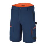 Beta 7661B S Bermuda leggeri da lavoro, multitasche elasticizzati Slim fit 076610101