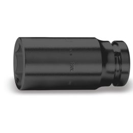 Beta 730L 105 Chiavi a bussola Macchina con attacco quadro femmina 1.1/2" bocca esagonale, serie lunga fosfatate 007300405