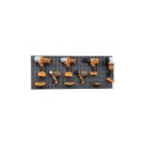 Beta 6600 M/700 Assortimento 18 utensili, con ganci senza pannello 066000700