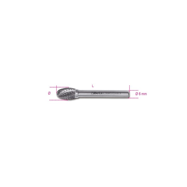 Beta 426MD/OV6 Lime rotative in metallo duro taglio incrociato HM4 004260531