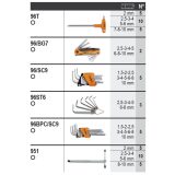 Beta 6600 M/51 Assortimento di 257 utensili con ganci senza pannello 066000051