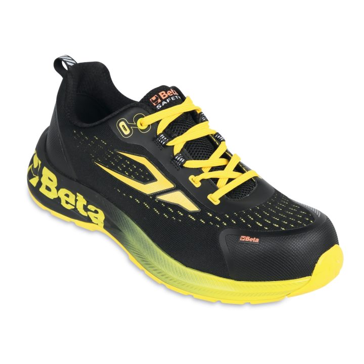 Beta 7341Y 43 Scarpe RENEGADE in tessuto intrecciato resistente e traspirante, dettagli gialli 073410643