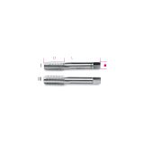 Beta 434 24X2 Serie di 2 maschi a mano sgrossatore e finitore passo fine in acciaio HSS 004340032