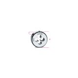 Beta 440B 24X3 Filiere tonde, passo grosso filettatura metrica in acciaio al cromo 004400128