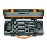 Beta 727/C16 12 inserti Macchina maschio e 4 accessori in cassetta di lamiera 007270900