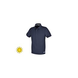Beta 7552BL XXXL Polo work in cotone piquet 200g, con 3 bottoni, blu 075520306