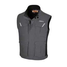 Beta 7937MG XXXL Gilet da lavoro grigio in 100% cotone, comodo e resistente 079370406