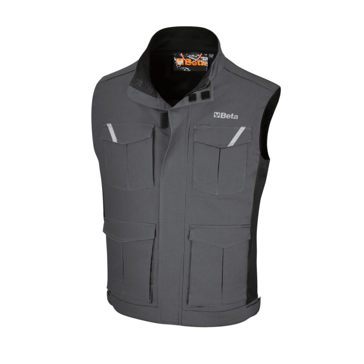 Beta 7937MG XXXL Gilet da lavoro grigio in 100% cotone, comodo e resistente 079370406