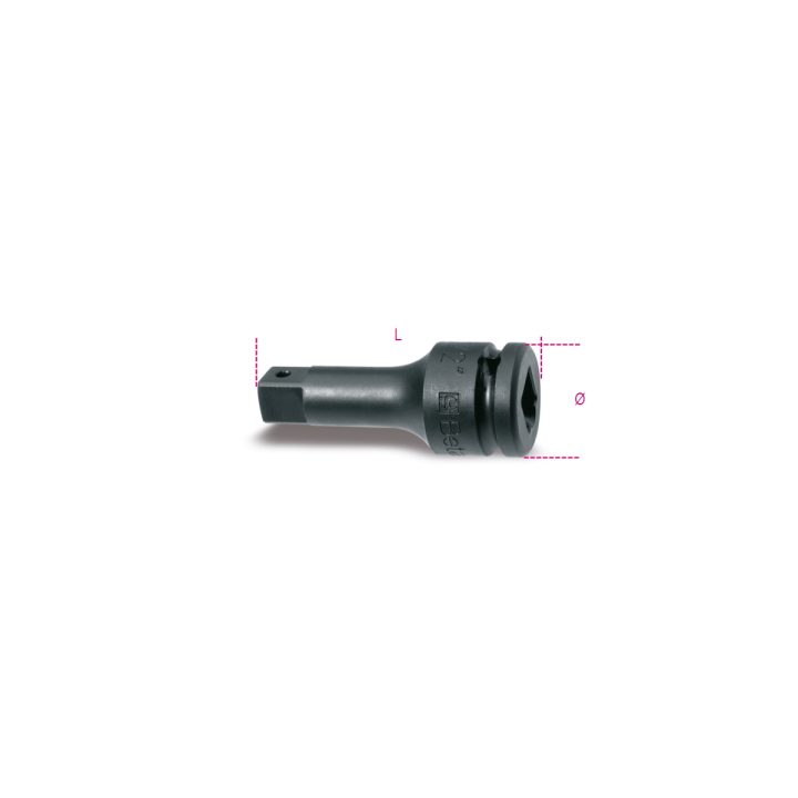 Beta 728/21 Prolunga Macchina con attacchi quadri maschio e femmina 3/4" fosfatata 007280815