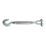 Beta 8011TZ M12 Tenditore gancio e forcella canaula a tubo DIN 1478 zincato 080110612