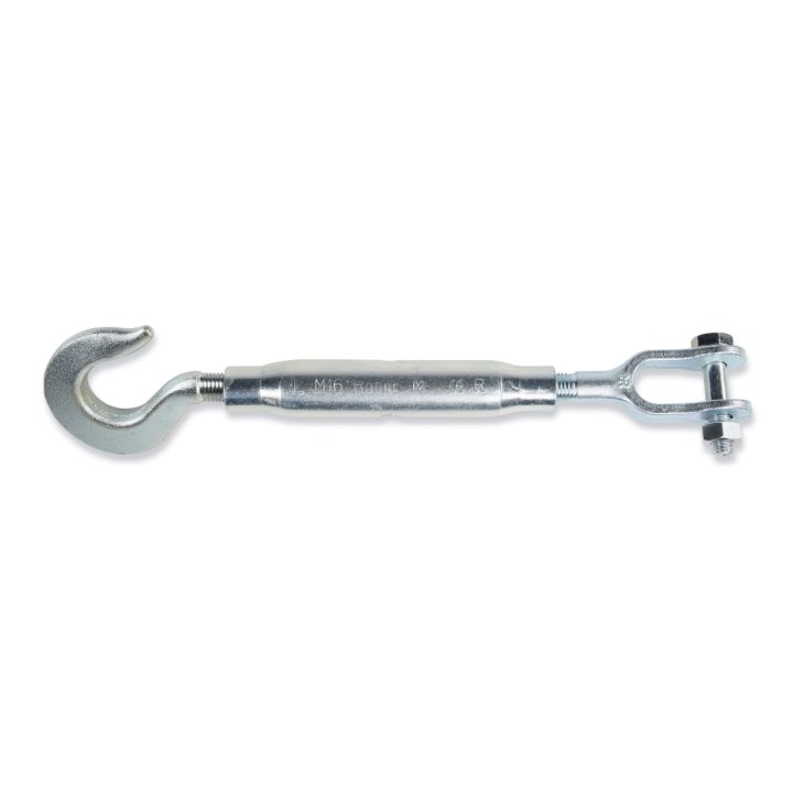Beta 8011TZ M12 Tenditore gancio e forcella canaula a tubo DIN 1478 zincato 080110612