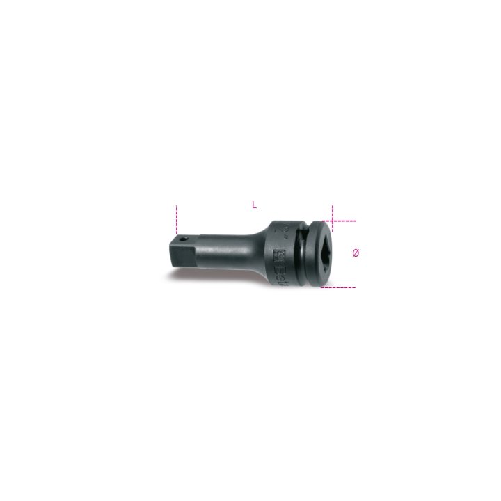 Beta 729/21 Prolunga Macchina con attacchi quadri maschio e femmina 1" fosfatata 007290815
