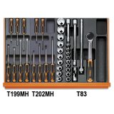 Beta 5904VG/3T Assortimento di 102 utensili per autoriparazione in termoformato rigido in ABS 059041510