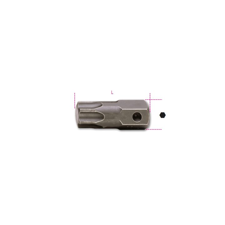 Beta 727/ES22TX T80 Inserti Macchina maschio per viti con impronta Torx® attacco 22 mm fosfatati 007270480