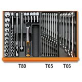 Beta 5904VI/1T Assortimento di 98 utensili per manutenzioni industriali in termoformato rigido in ABS 059041161