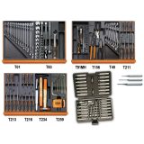 Beta 5904VU/4T Assortimento di 197 utensili per impiego universale in termoformato rigido in ABS 059241100