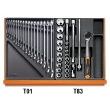 Beta 5904VU/4T Assortimento di 197 utensili per impiego universale in termoformato rigido in ABS 059241100