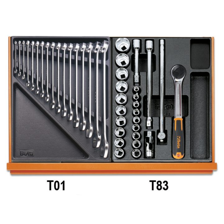 Beta 5904VU/4T Assortimento di 197 utensili per impiego universale in termoformato rigido in ABS 059241100