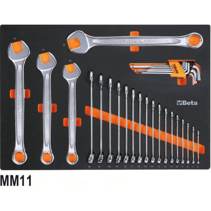 Beta 5945VUM Assortimento di 199 utensili per impiego universale in vassoio morbido in EVA 059451011