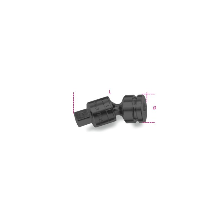Beta 728/25 Snodo Macchina con attacchi quadri maschio e femmina 3/4" fosfatato 007280830