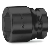 Beta 729 36 Chiavi a bussola Macchina con attacco quadro femmina 1" bocca esagonale, serie normale, fosfatate 007290036