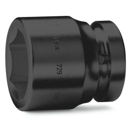 Beta 729 70 Chiavi a bussola Macchina con attacco quadro femmina 1" bocca esagonale, serie normale, fosfatate 007290070