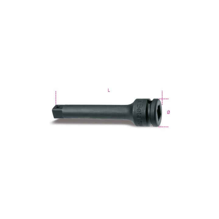 Beta 729/22 Prolunga Macchina con attacchi quadri maschio e femmina 1" fosfatata 007290825
